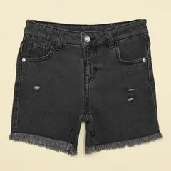 YAMP - Short para Niña Roturas de Algodón