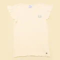 YAMP - Camiseta para Niña Manga corta de Algodón