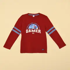 YAMP - Camiseta manga larga Niño Estampado Manga larga Algodón