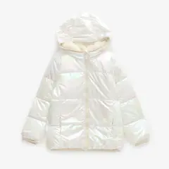 YAMP - Chaqueta para Niña Acolchado Con capucha