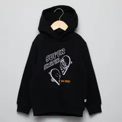 YAMP - Saco para Niño con Estampado Con capucha de Algodón