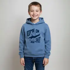 YAMP - Saco para Niño con Estampado Con capucha de Algodón
