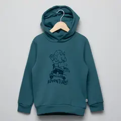 YAMP - Saco para Niño con Estampado Con capucha de Algodón