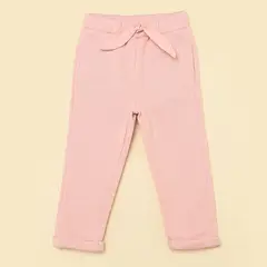 YAMP - Pantalón para Bebé niña Cintura elásticada de Algodón