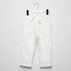 YAMP - Pantalón para Bebé niña Cintura elásticada de Algodón