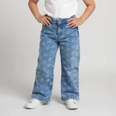 YAMP - Jean para Niña Wide de Algodón