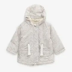 YAMP - Chaqueta Bebé niña Acolchado Con capucha