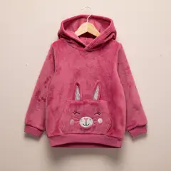 YAMP - Saco para Niña con aplique Con capucha