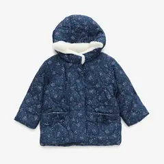 YAMP - Chaqueta para Bebé niña Acolchado Con capucha