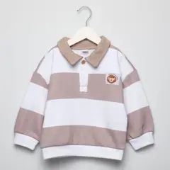 YAMP - Saco para Bebé niño de Rayas Con cuello Algodón