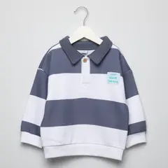 YAMP - Saco para Bebé niño de Rayas Con cuello Algodón
