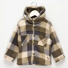 YAMP - Chaqueta Bebé niño con Cuadros Con capucha