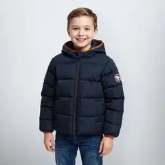 YAMP - Chaqueta Niño Acolchado Con capucha