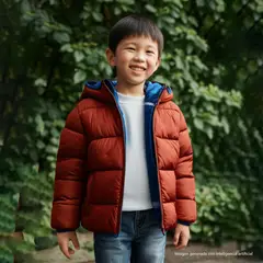 YAMP - Chaqueta Niño Acolchado Con capucha