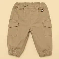 YAMP - Pantalón para Bebé niño Cintura elásticada Jogger de Algodón
