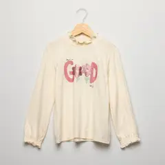 YAMP - Saco para Niña con Estampado Con cuello Manga larga