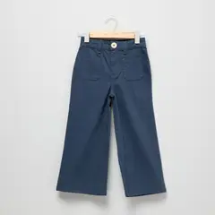 YAMP - Pantalón para Niña Wide de de Algodón