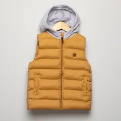YAMP - Chaleco para Niño Acolchado Con capucha de Algodón