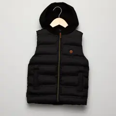 YAMP - Chaleco para Niño Acolchado Con capucha de Algodón