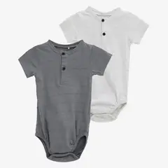 YAMP - Bodies para Bebé niño Pack de 2 unidades de Algodón