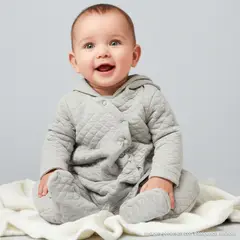 YAMP - Enterizo para Bebé niña Con capucha Manga larga de Algodón