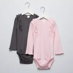 YAMP - Bodies Bebé niña Pack de 2 unidades Algodón