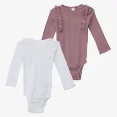 YAMP - Bodies Bebé niña Pack de 2 unidades Algodón