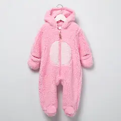 YAMP - Enterizo para Bebé niña Con capucha Manga larga