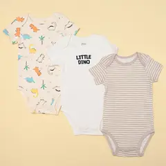 YAMP - Bodies para Bebé niña Pack de 3 unidades de Algodón