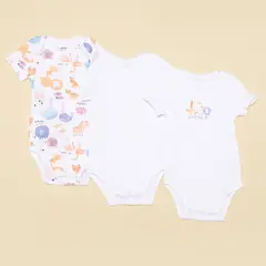 YAMP - Bodies para Bebé niña Pack de 3 unidades de Algodón
