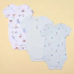 YAMP - Bodies para Bebé niña Pack de 3 unidades de Algodón