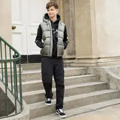 FEDERATION - Chaleco Niño Acolchado Con capucha