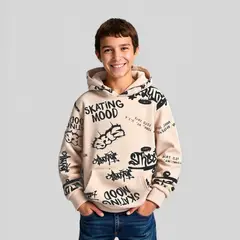 FEDERATION - Saco para Niño Con capucha de Algodón