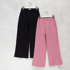 ELV - Pantalones para Niña Pack de 2 unidades Cintura elásticada de Algodón