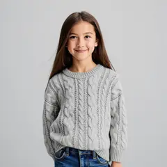ELV - Saco para Niña Trenzado