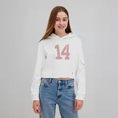 ELV - Saco para Niña Con capucha de Algodón