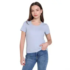 ELV - Camiseta para Niña Manga corta de Algodón
