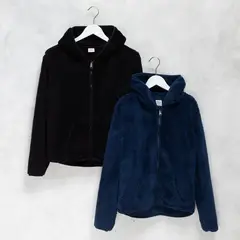 ELV - Sacos para Niña Pack de 2 unidades Efecto pelo Con capucha