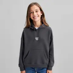 ELV - Saco para Niña Con capucha de Algodón