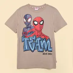 DISNEY - Camiseta para Niño con Estampado Manga corta de Algodón Spider-Man