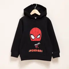 DISNEY - Saco para Niño con Estampado Con capucha Spiderman Algodón Spider-Man