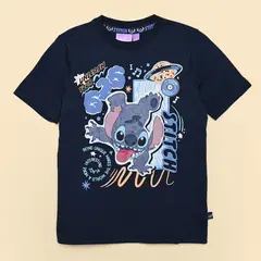 LILO & STITCH - Camiseta para Niño Manga corta de Algodón