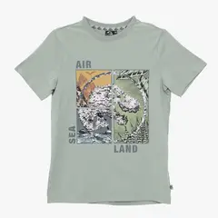JURASSIC WORLD - Camiseta Niño con Estampado Manga corta Algodón