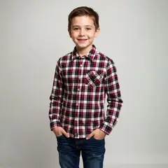 CONIGLIO - Camisa para Niño Manga larga de Algodón