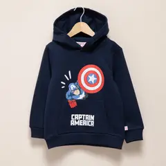 DISNEY - Saco para Niño con Estampado Con capucha de Algodón Avengers