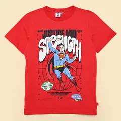 undefined - Camiseta para Niño con Estampado Manga corta de Algodón DC Originals