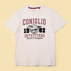 CONIGLIO - Camiseta para Niño Manga corta de Algodón