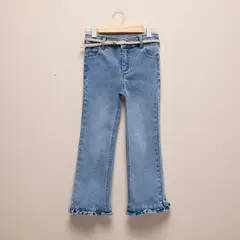 CONIGLIO - Jean para Niña Con accesorio de Algodón