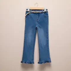 CONIGLIO - Jean para Niña Con accesorio de Algodón