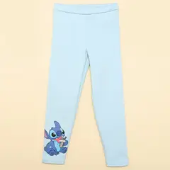LILO & STITCH - Legging para Niña con cintura elásticada de Algodón